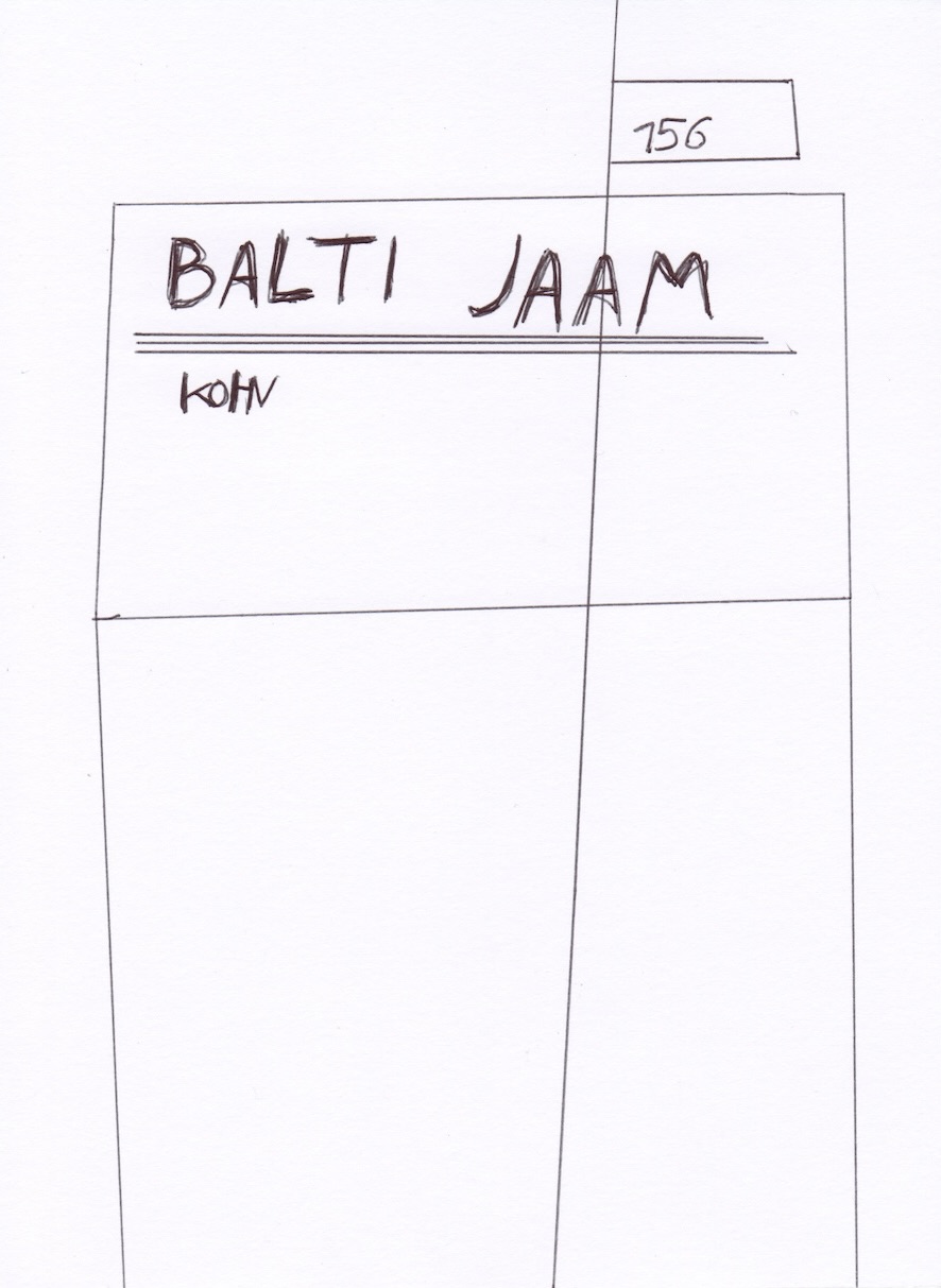 Eesti: Sketches visualizing a 2015 trip through Estonia
